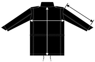 размеры курток m65